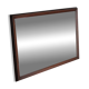 Large vintage wooden mirror, wall mirror, wall mirror, Scandinavian style