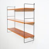 Etagère murale String en noyer, années 60