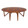 1960s Vintage Gate-leg Teak Danish Dining Table by Niels Koefoed