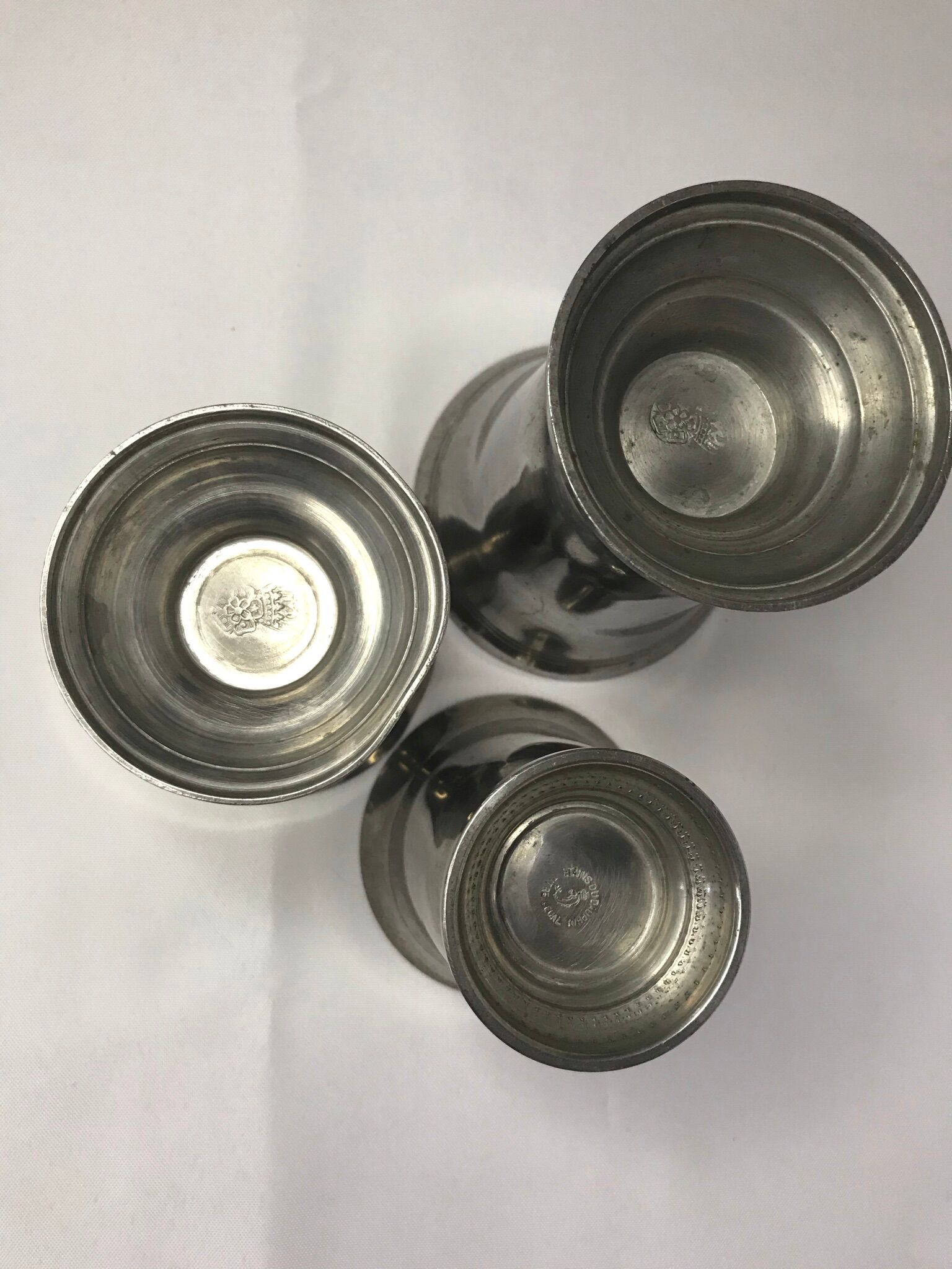 Lot three cups early 20th century