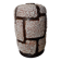 Large brutalist lamp base in glazed ceramic, Fat Lava decor 1970.