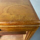 Vintage curtain file cabinet