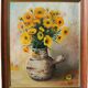 Viollet F. "Bouquet de fleurs jaunes"