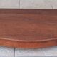Large console from the Napoleonic III era in walnut and walnut burl.