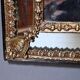 Beaded Mirror in Repoussé Brass, Louis XV style – 2nd part of the 19th century