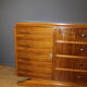 Commode d'époque art déco en noyer vers 1930