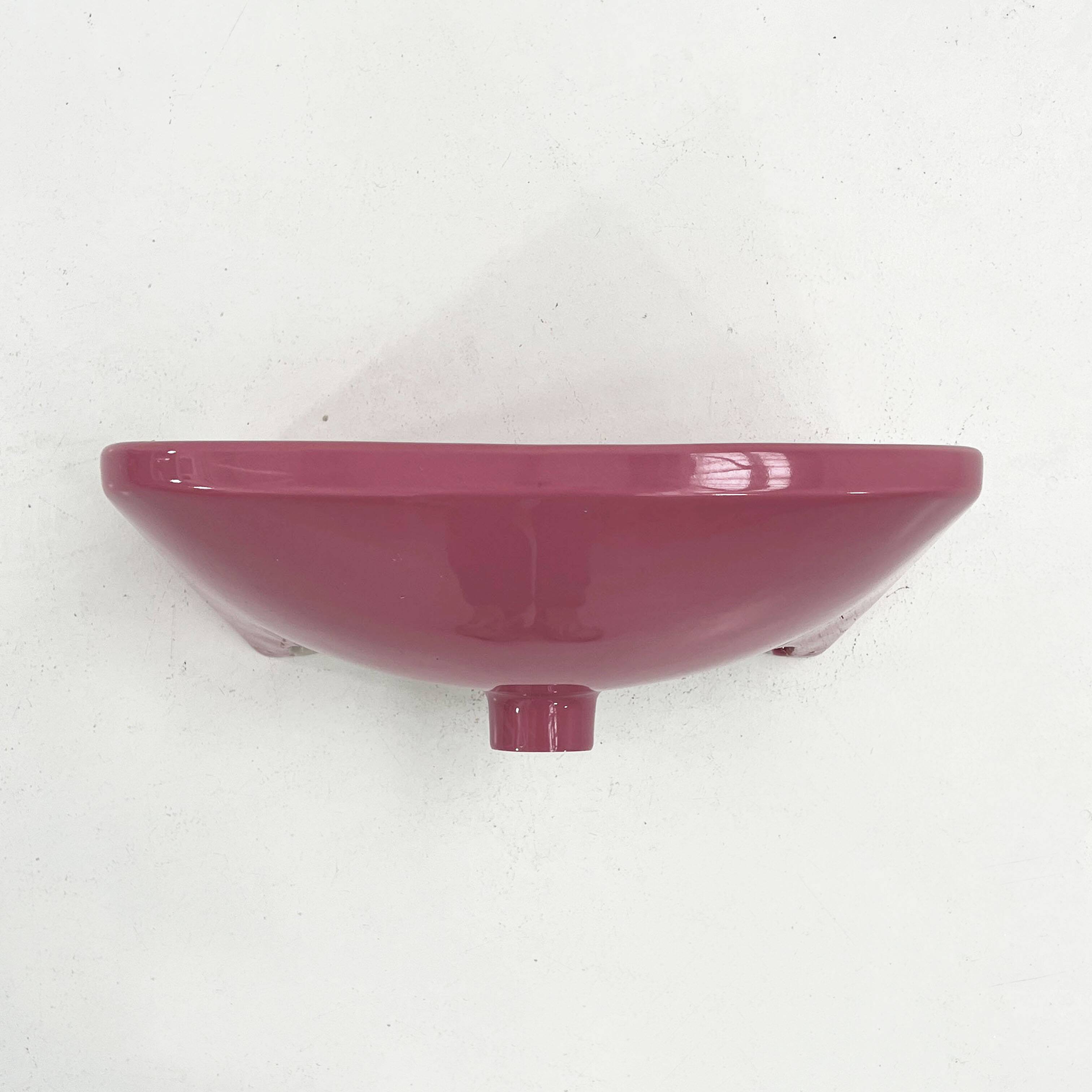 Pink washbasin from Keramag Keravit, 1980