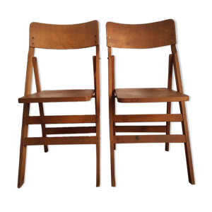 Lot de 2 chaises pliantes