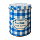 Vintage metal box Vichy pellets