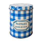 Vintage metal box Vichy pellets