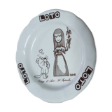 Lotto advertising ashtray of the 80s