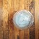 Ceiling lamp in the shape of a dome and striated glass Ø25