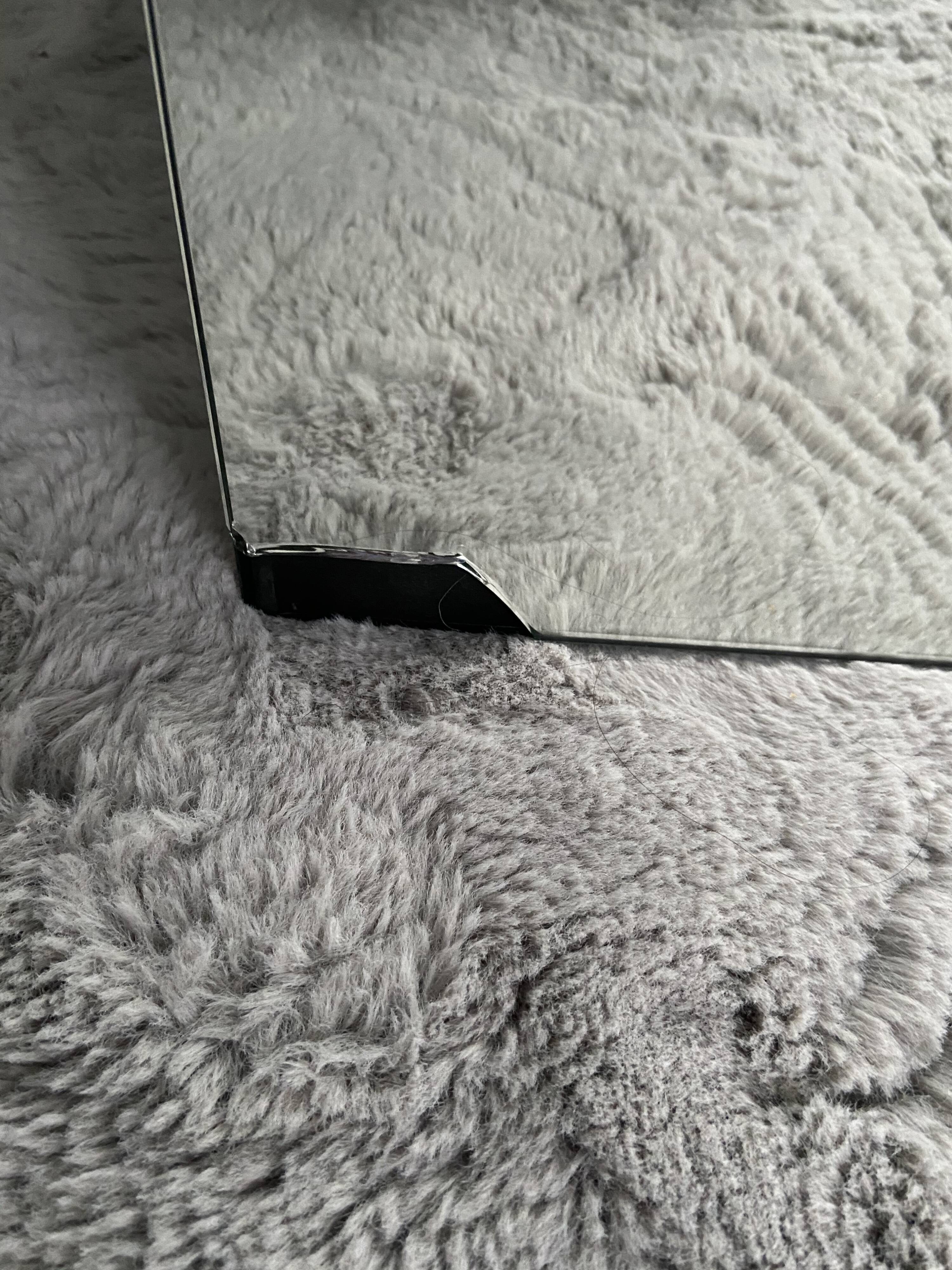 Set of 2 ampm mirror sofa ends