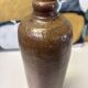Antique grey stoneware bottle