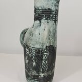 large pitcher by Jacques Blin with abstract patterns