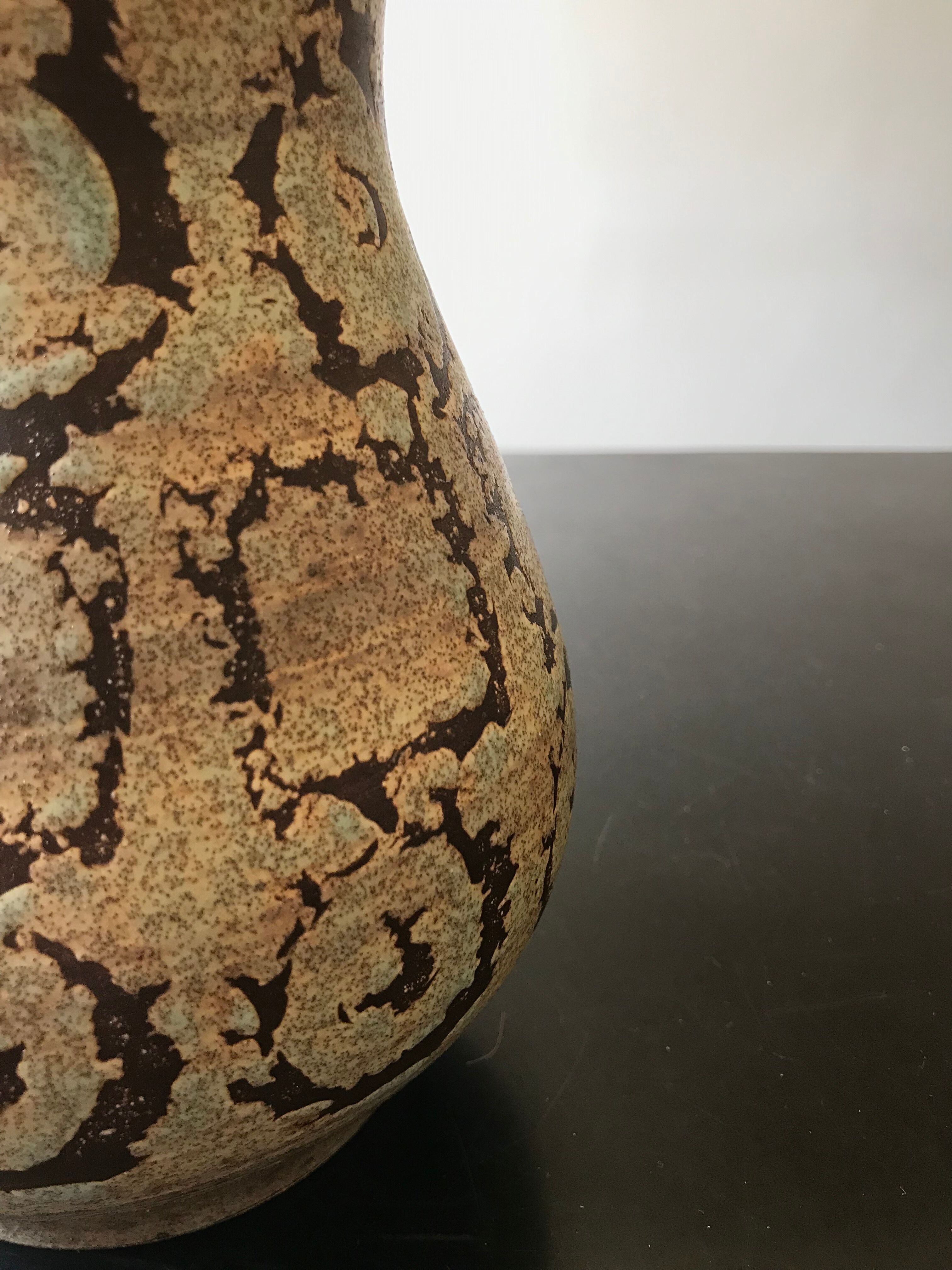 Ceramic vase called Fat Lava, produced in West Germany