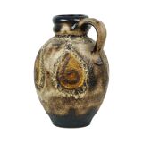 Vintage West Germany Fat Lava Drip Glaze Pottery Dumler Breiden Vase 36-40