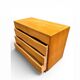 Scandinavian design chest of drawers in light teak – attributed to Arne Vodder – year
