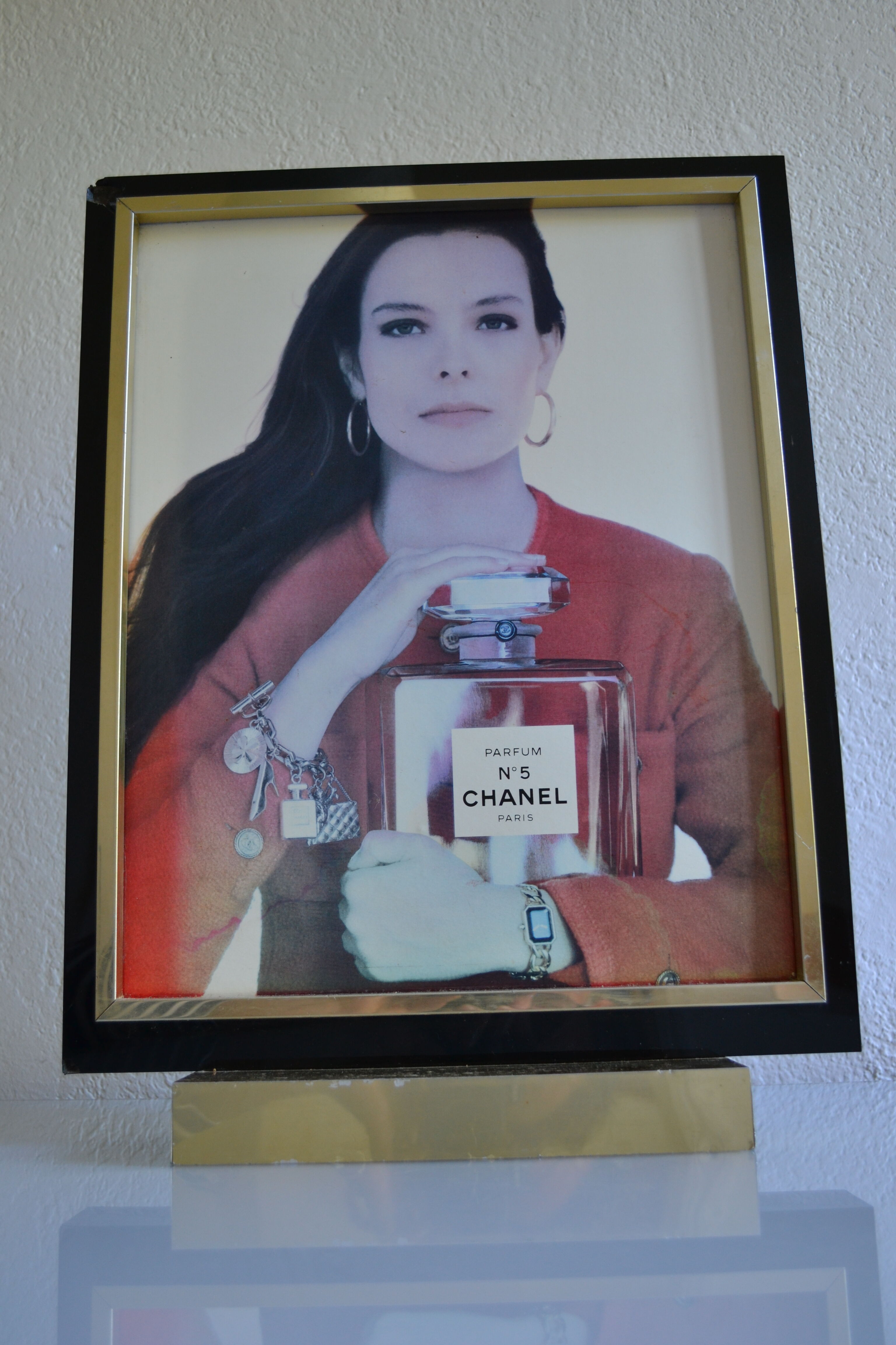 Vintage chanel boutique advertising sign n°5