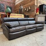 80s leather living room set