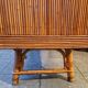 Wicker rattan bamboo wardrobe 1950 1960