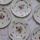 8 antique fine porcelain plates from Saxony