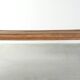 Antique French oak hallway bench/dining table bench from the 19th century