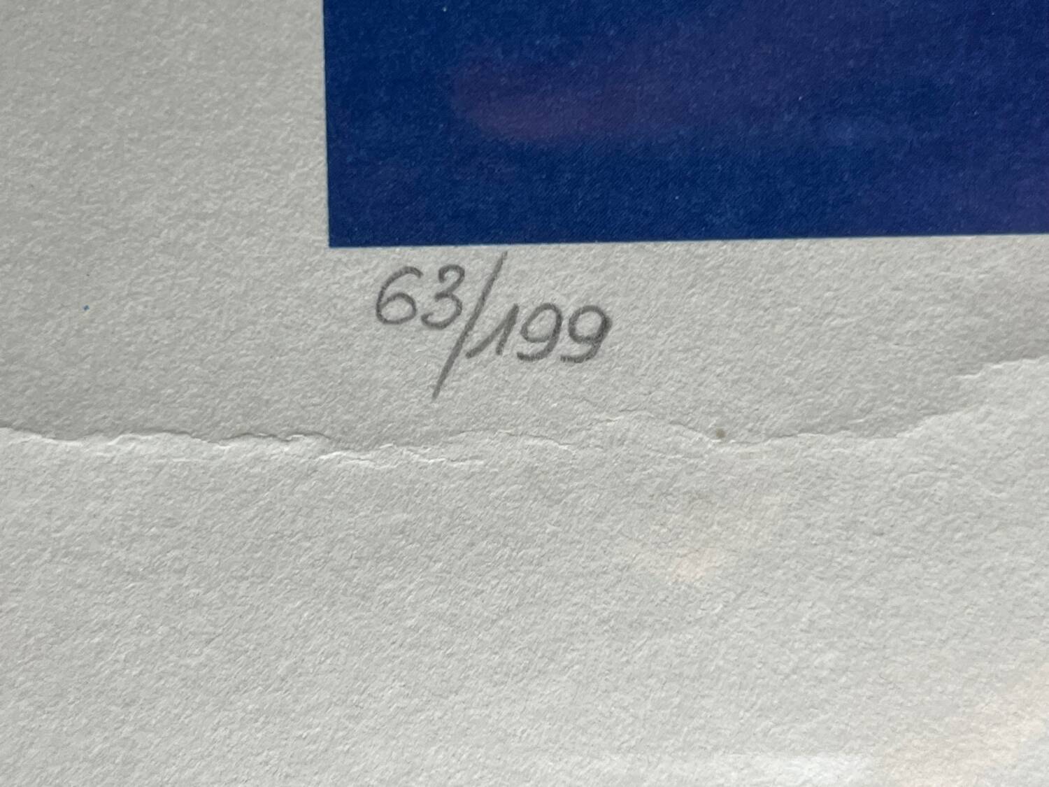 Original lithograph by raymond moretti – signed and numbered