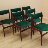 Set of six teak chairs, Danish design, 1970s, production: Denmark