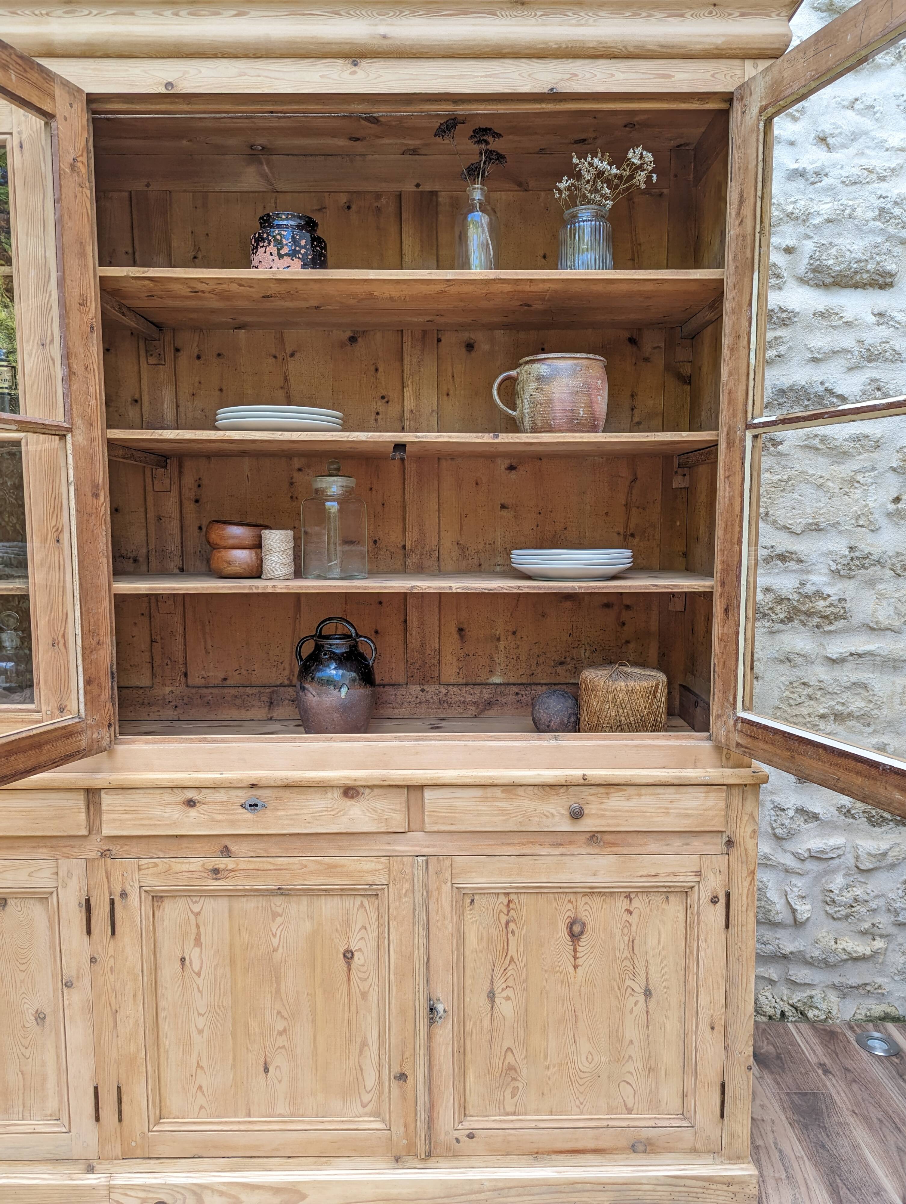 Old glazed furniture