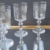 30's stemmed glasses