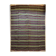 Romanian vintage carpet with stripes, made by hand in wool