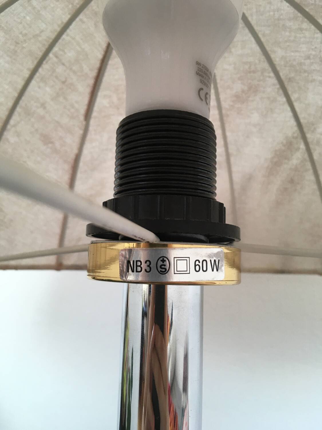 Lampe Champignon Vintage