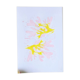 Flushed Pinky Yellow Seaweed Flashes