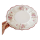 Plat ovale en céramique à délicat décor floral