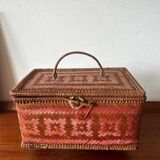 Vintage wickerwork box