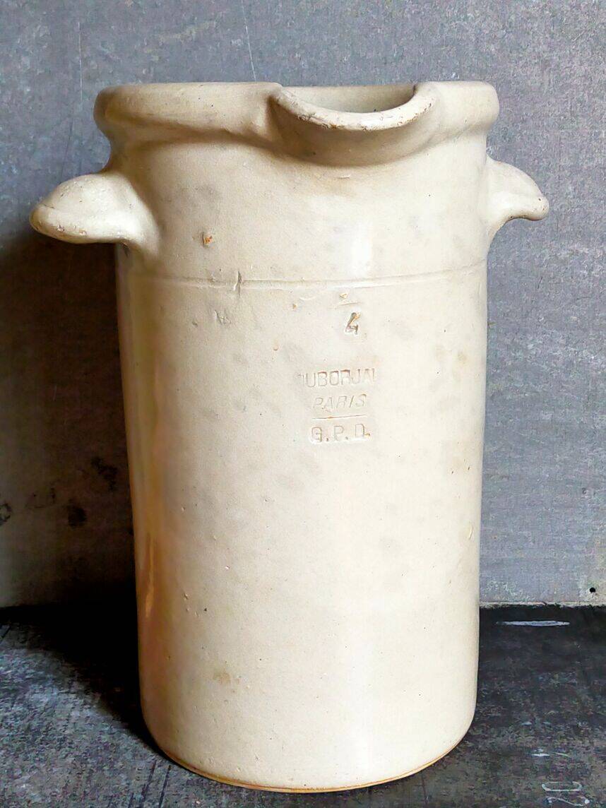 19th century stoneware vase 29 cm