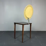 Sculptural Italian Tatlim side chair or dining chair, Marco Mencacci, 1990s