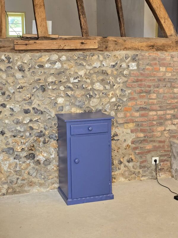 Petit buffet une porte un tiroir Mado repeint
