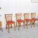 4 vintage bistro chairs Baumann