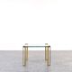 Hollywood Regency Brass and Glass Coffee Tables by Peter Ghyczy, Set of 2