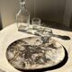 Very large pocket or dish in petrified wood