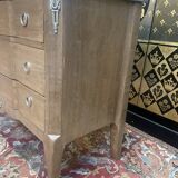 Restored Oak effect Transition style chest of drawers