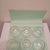 Set of 6 rounded cognac glasses (camus cognac)