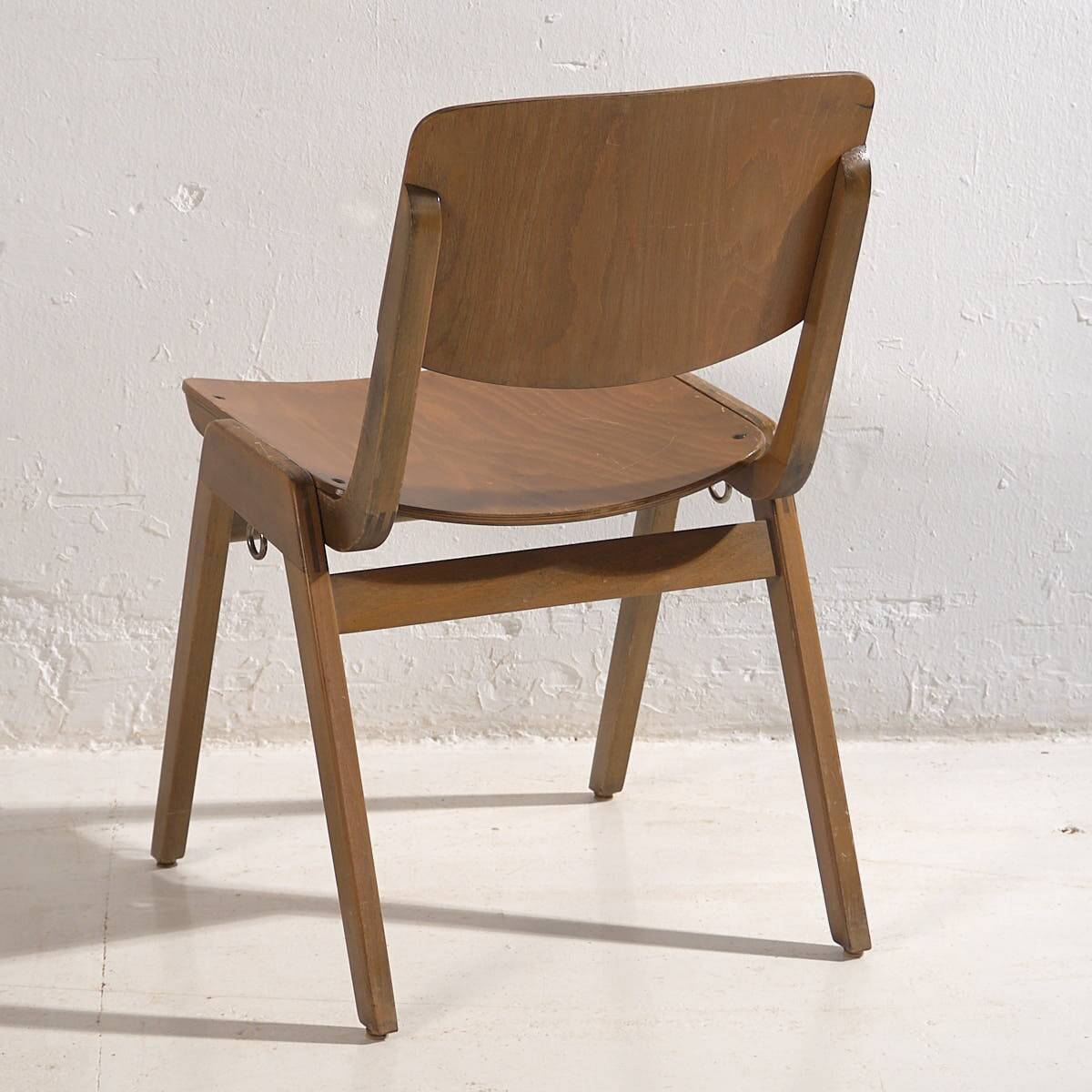 Vintage Thonet Dining Chairs (c.1950). Set of 6 pieces