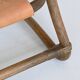 Espri safari chair in cognac leather and bamboo IKEA Sweden 1970