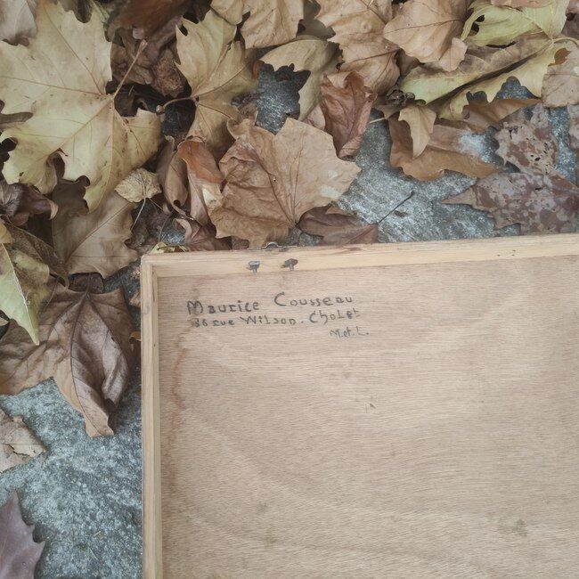 Wooden suitcase, trunk