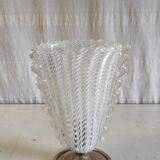 Table lamp with Murano glass shade - mid 20th century