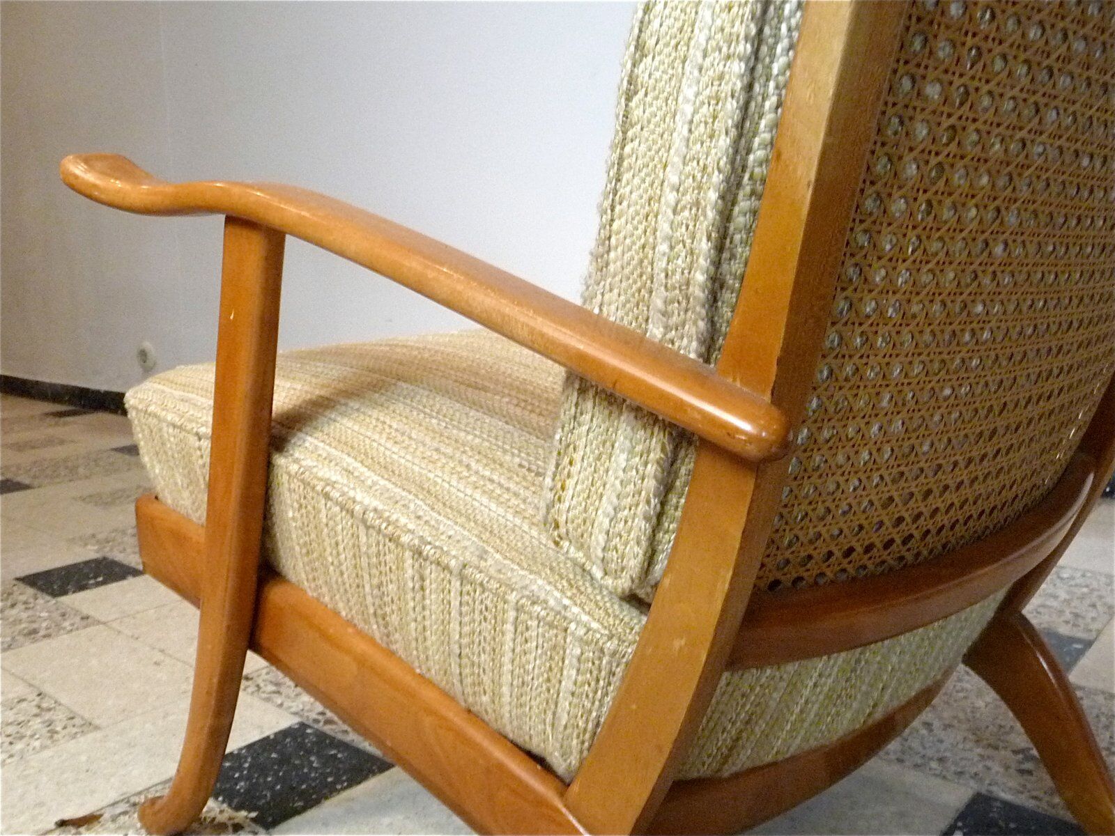 Ensemble de 2 fauteuils des années 50 de style mid-century de Wilhelm Knoll, Allemagne.