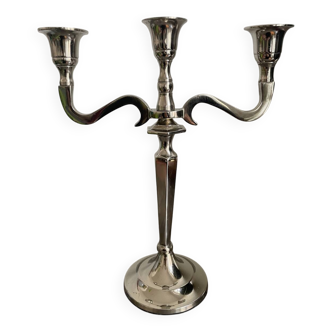 3-branch steel candlestick